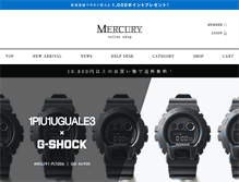 Tablet Screenshot of mercury-japan.jp